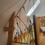 Garde-corps + finition cire