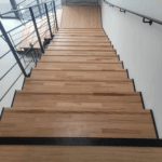 Escalier + garde-corps + limon central