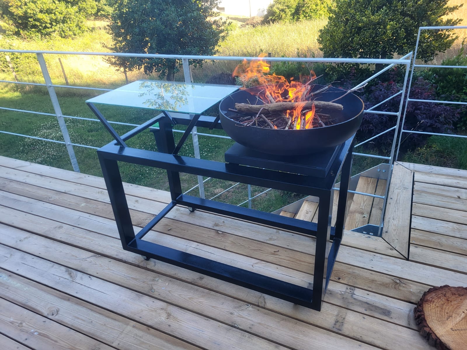 Brasero exterieur