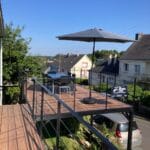 Terrasse sur poteaux