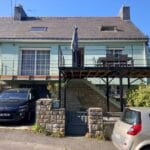 Terrasse sur poteaux