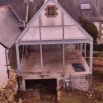Extension d'une maison en charpente metallique