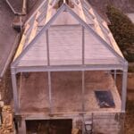 Extension d'une maison en charpente metallique