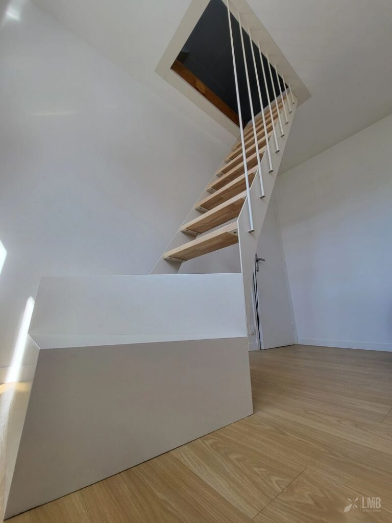 Escalier quart tournant